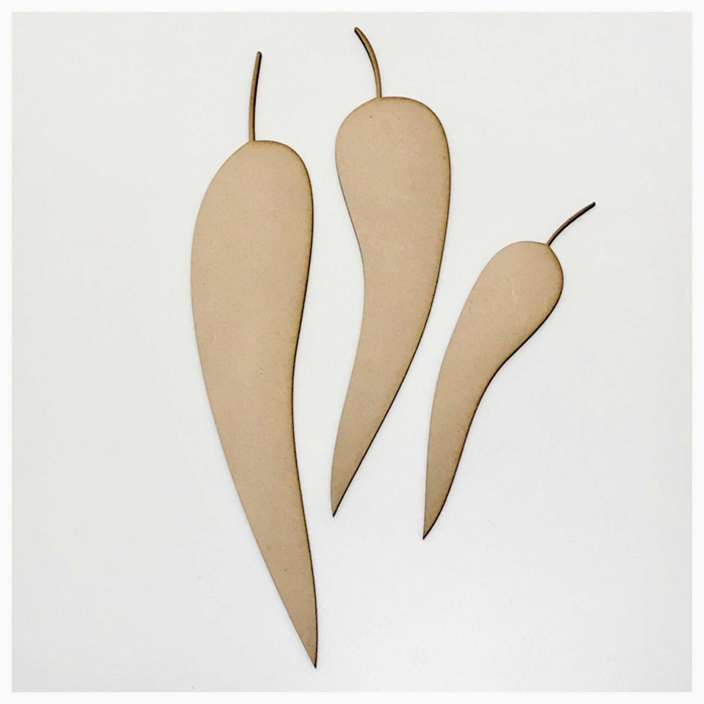 Leaf Gum Leaves Australian MDF Shape Raw Cut Out Art - The Renmy Store Homewares & Gifts 