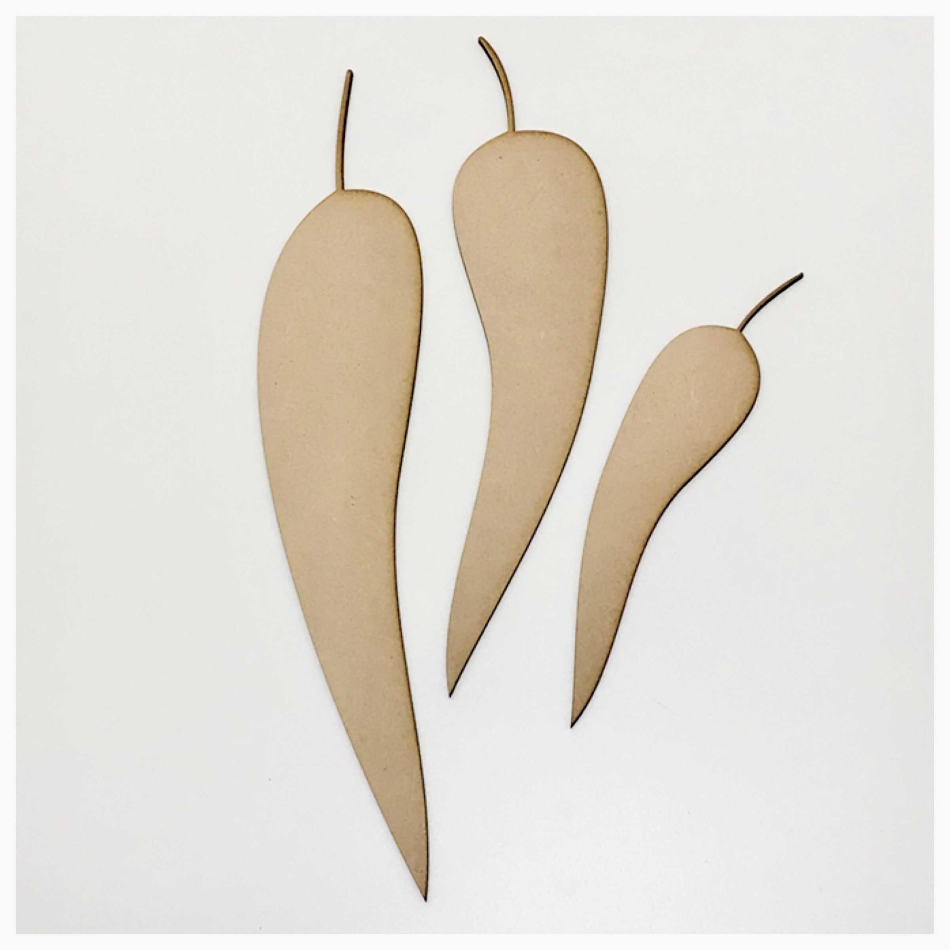 Leaf Gum Leaves Australian MDF Shape Raw Cut Out Art - The Renmy Store Homewares & Gifts 