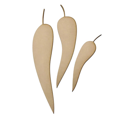 Leaf Gum Leaves Australian MDF Shape Raw Cut Out Art - The Renmy Store Homewares & Gifts 