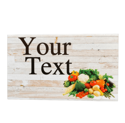 Vegetable Veggie Garden Custom Personalised Sign - The Renmy Store Homewares & Gifts 