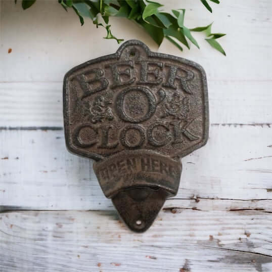 Beer O'clock Wall Bottle Opener - The Renmy Store Homewares & Gifts 