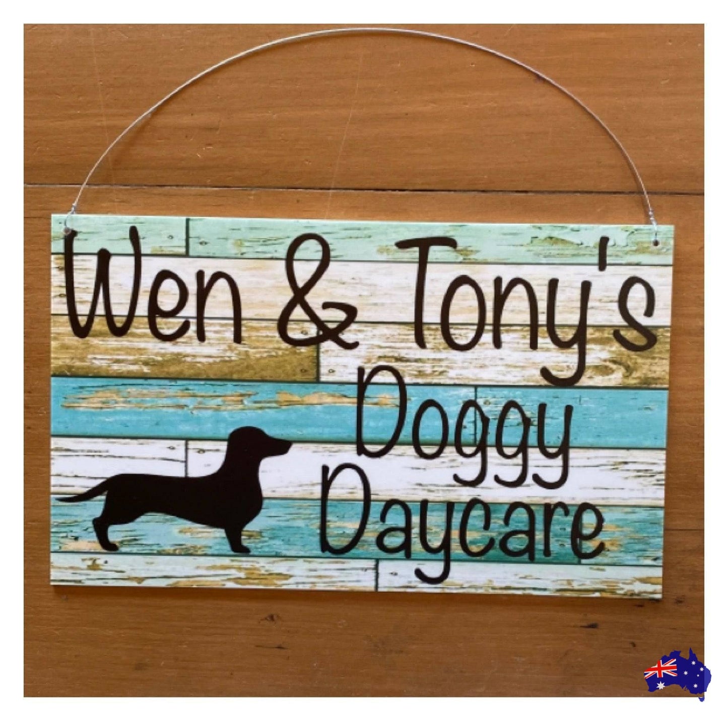 Dachshund Dog Custom Personalised Sign - The Renmy Store Homewares & Gifts 