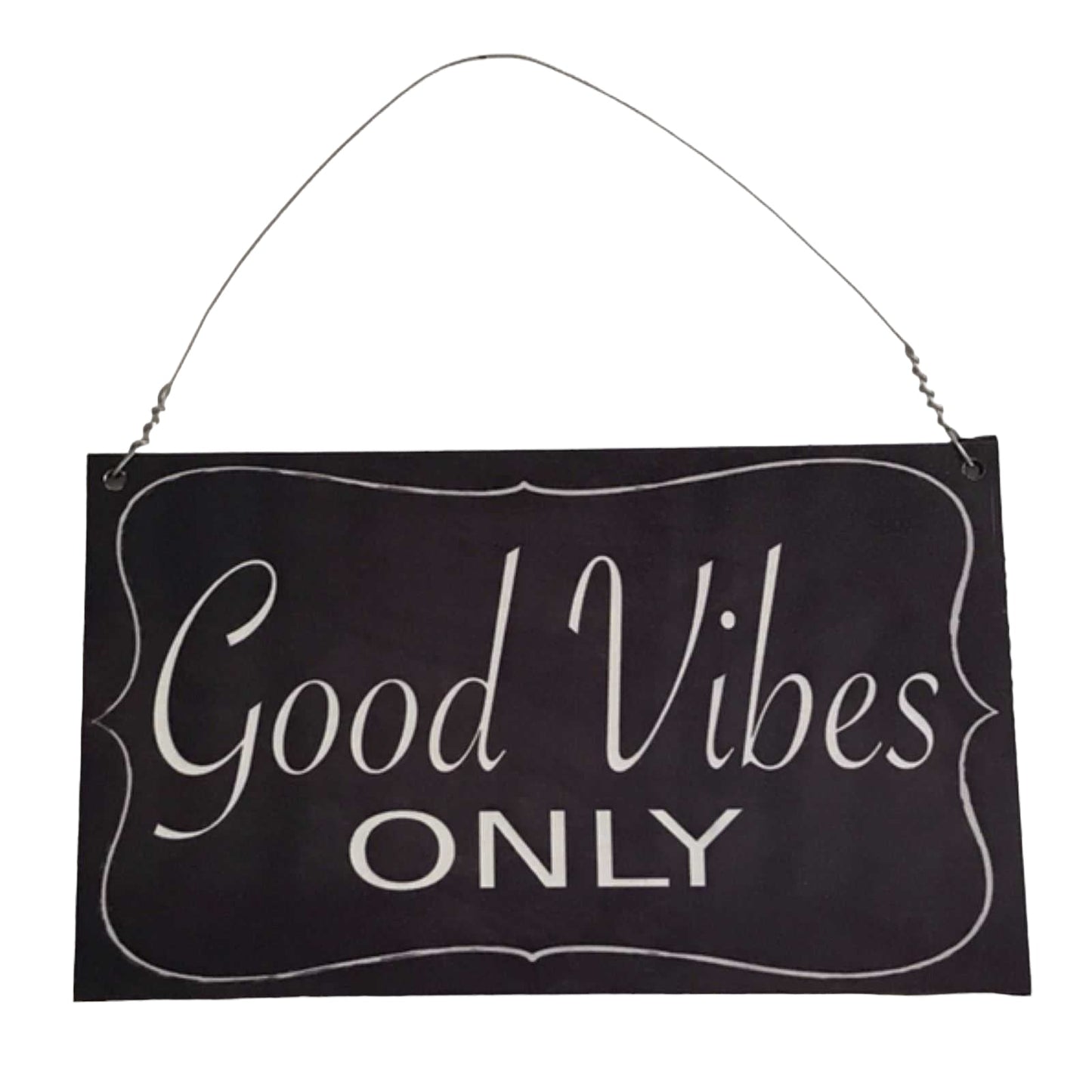 Good Vibes Only Vintage Sign - The Renmy Store Homewares & Gifts 