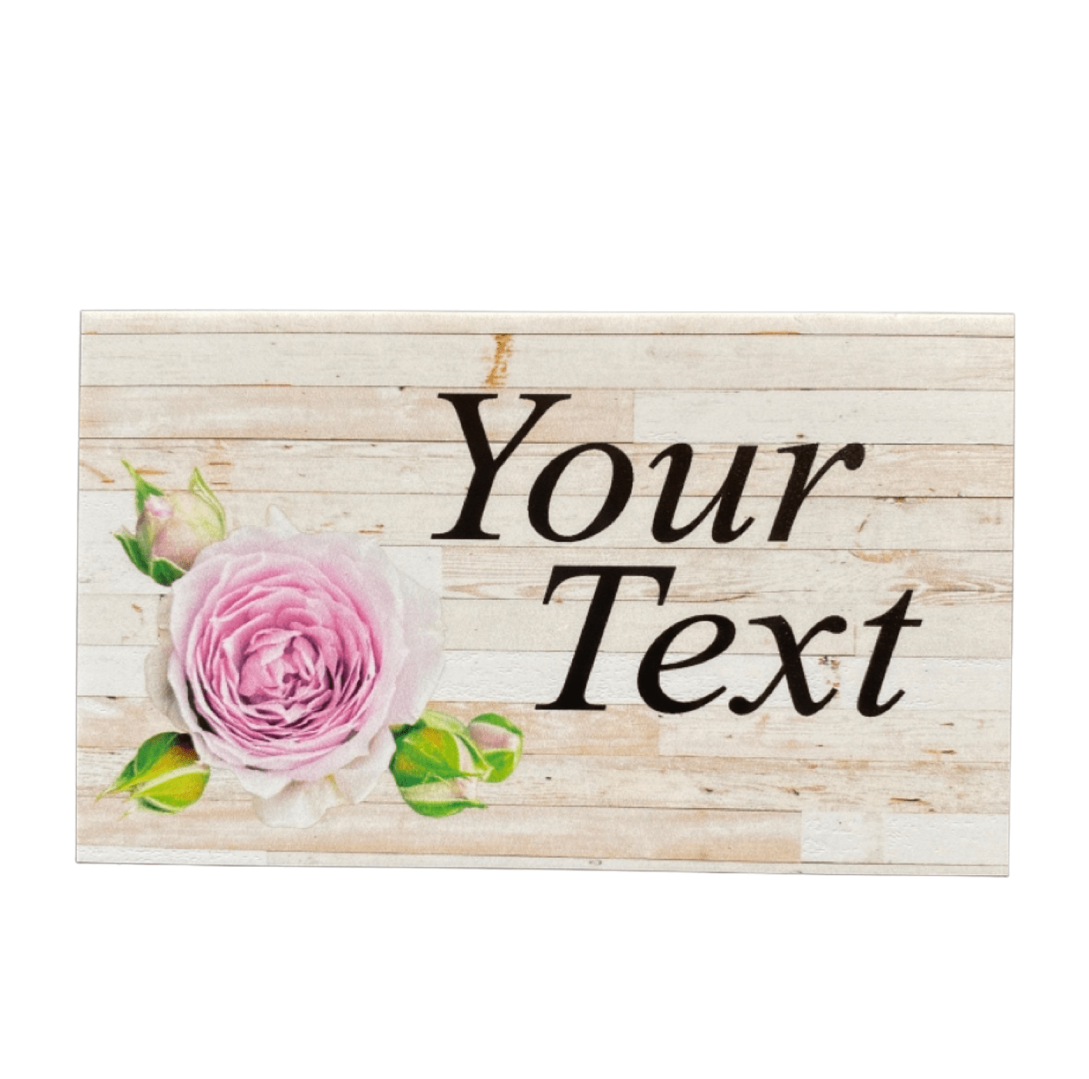 Rose Lilac Purple Garden Custom Personalised Sign - The Renmy Store Homewares & Gifts 