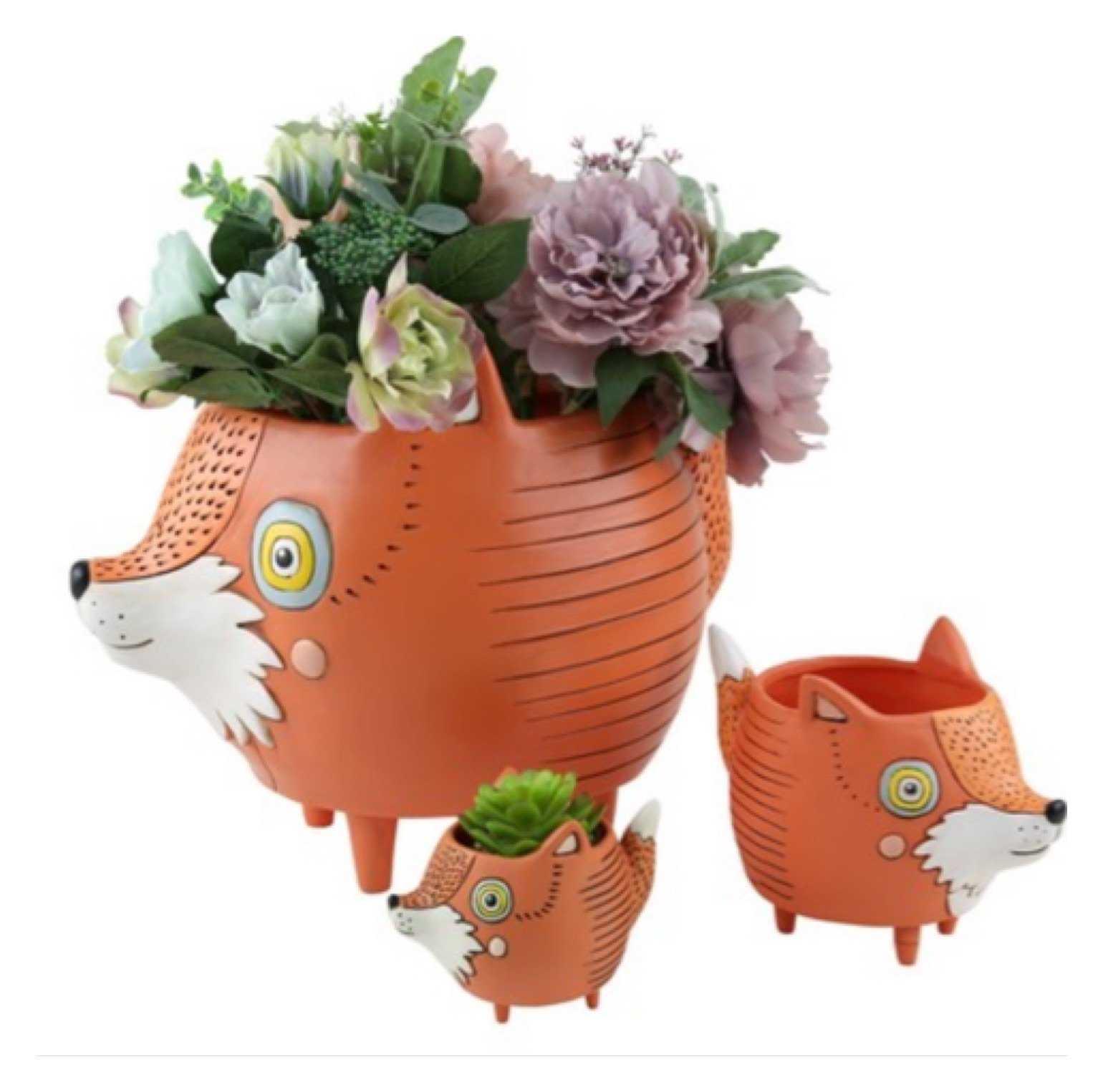 Fox Funky Pot Plant - The Renmy Store Homewares & Gifts 