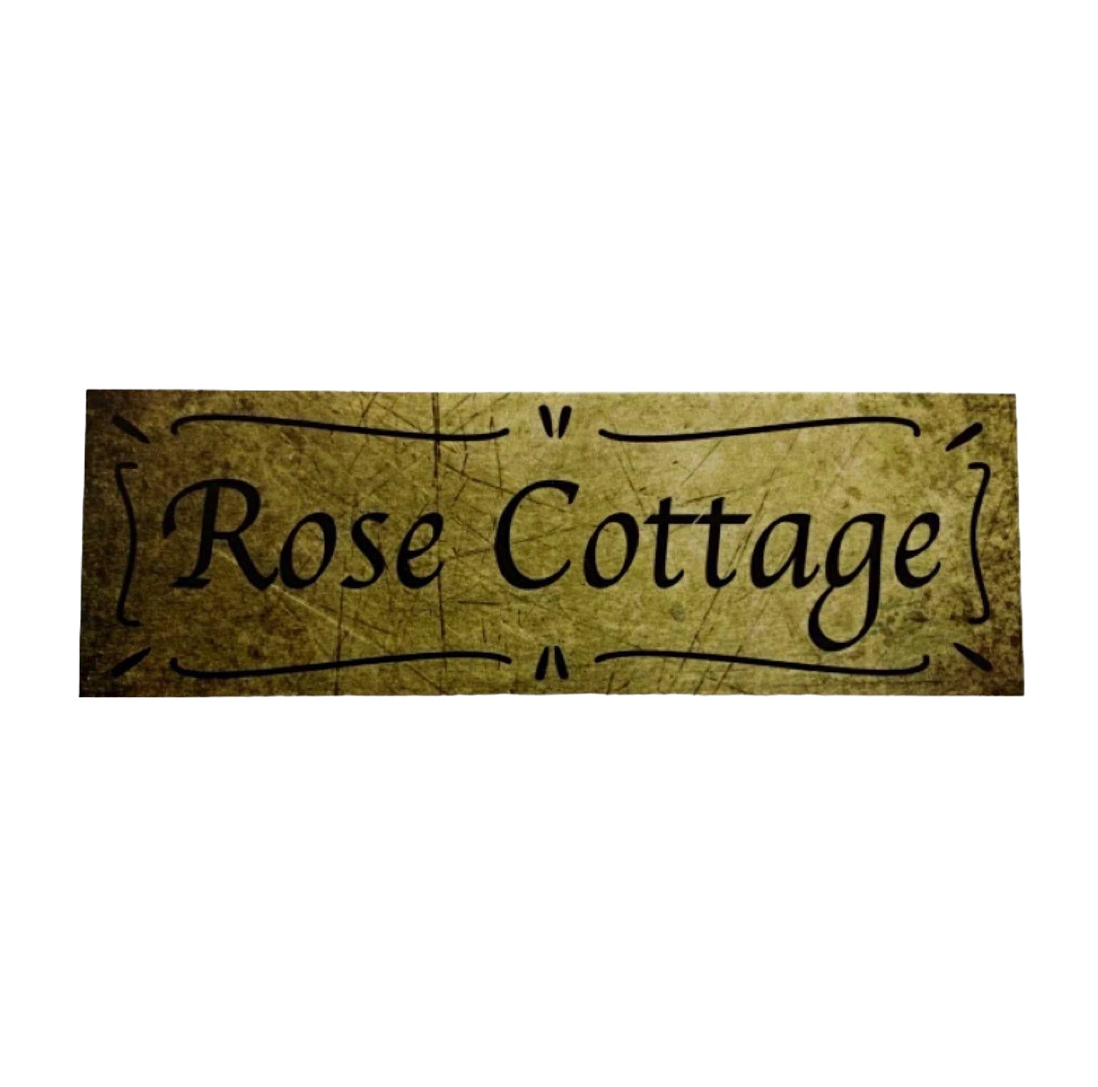 Cottage Custom Personalised Vintage Sign - The Renmy Store Homewares & Gifts 