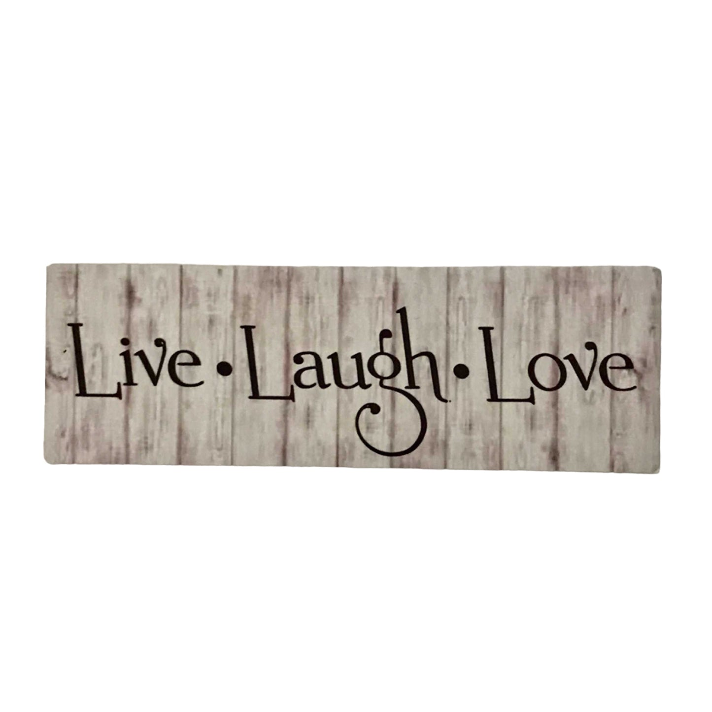 Live Laugh Love Timber Look Sign - The Renmy Store Homewares & Gifts 