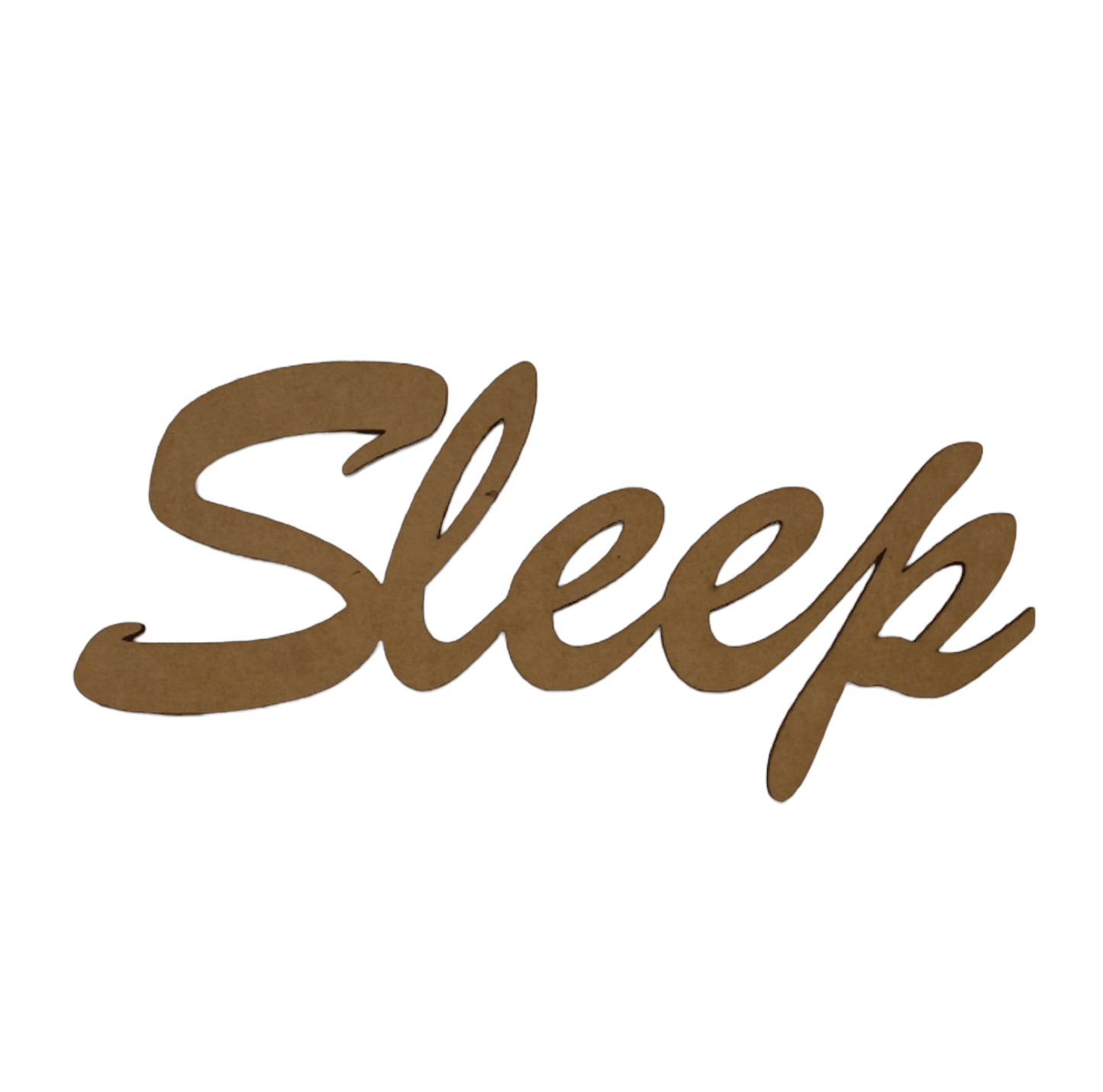 Sleep MDF Shape Word Raw Wooden Wall Art - The Renmy Store Homewares & Gifts 