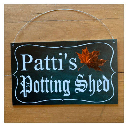 Potting Shed Personalised Custom Garden Sign - The Renmy Store Homewares & Gifts 