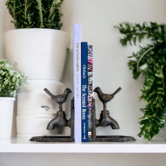 Book Ends Bookends Vintage Garden Birds - The Renmy Store Homewares & Gifts 
