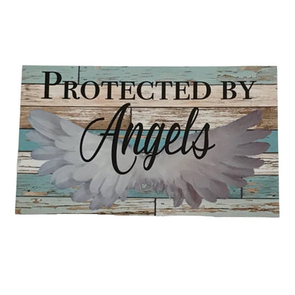 Protected By Angels Sign - The Renmy Store Homewares & Gifts 