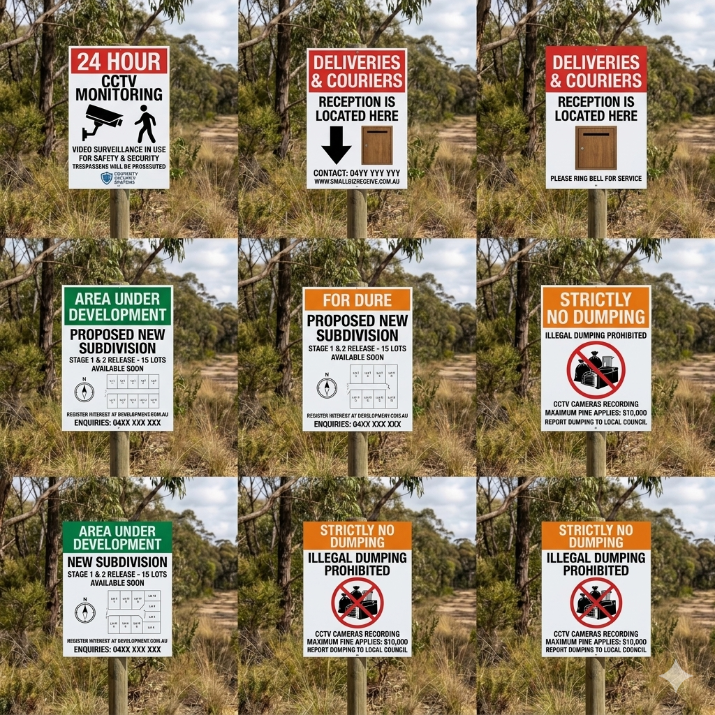 Custom Full Colour Corflute Sign | 3mm | Designed & Printed in Australia