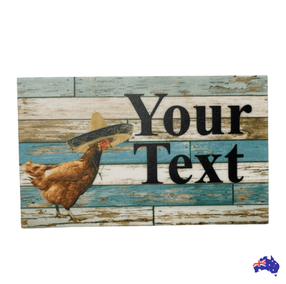 Chicken Hen Mexican Custom Sign - The Renmy Store Homewares & Gifts 