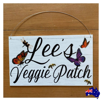 Butterfly Dragonfly Custom Personalised Palace Sign - The Renmy Store Homewares & Gifts 