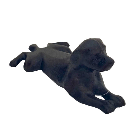 Door Stop Wedge Dog Sitting Iron - The Renmy Store Homewares & Gifts 