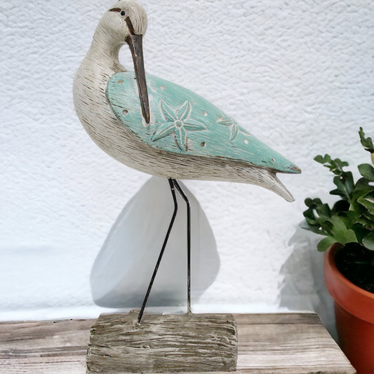 Sand Piper Bird Elegant Hamptons Coastal - The Renmy Store Homewares & Gifts 