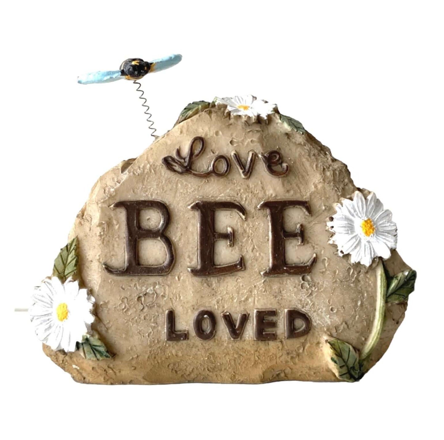 Bee Loved Love Inspirational Garden Ornament