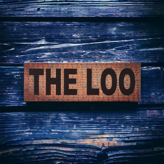 The Loo Toilet Rustic Door Sign - The Renmy Store Homewares & Gifts 