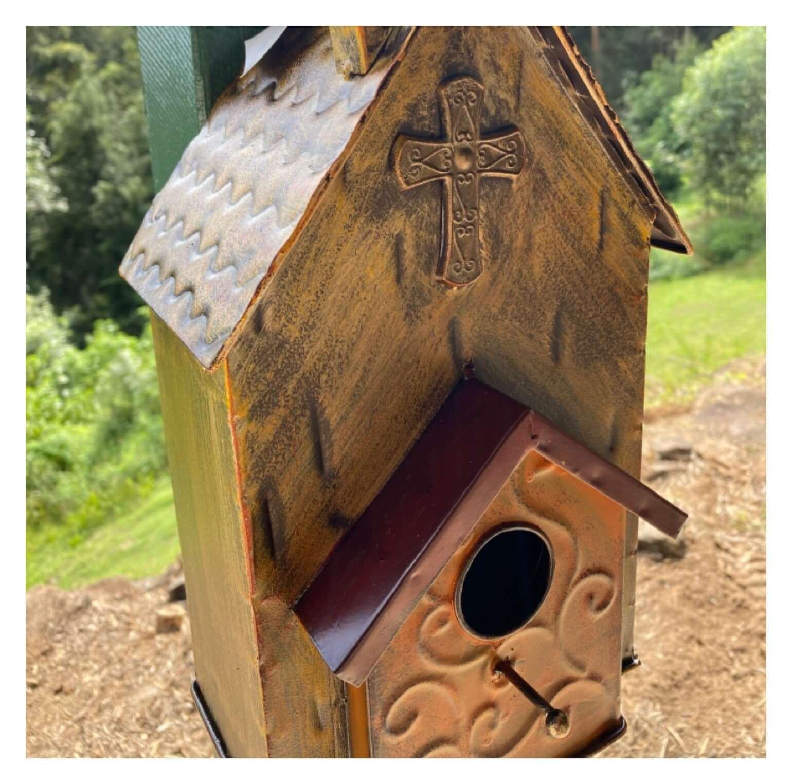 Bird House Rooster Farmhouse Garden - The Renmy Store Homewares & Gifts 