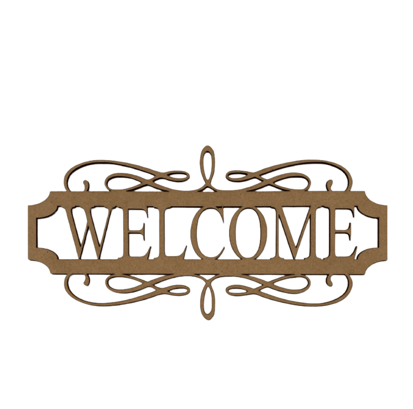 Welcome Wall Décor Wooden MDF DIY - The Renmy Store Homewares & Gifts 