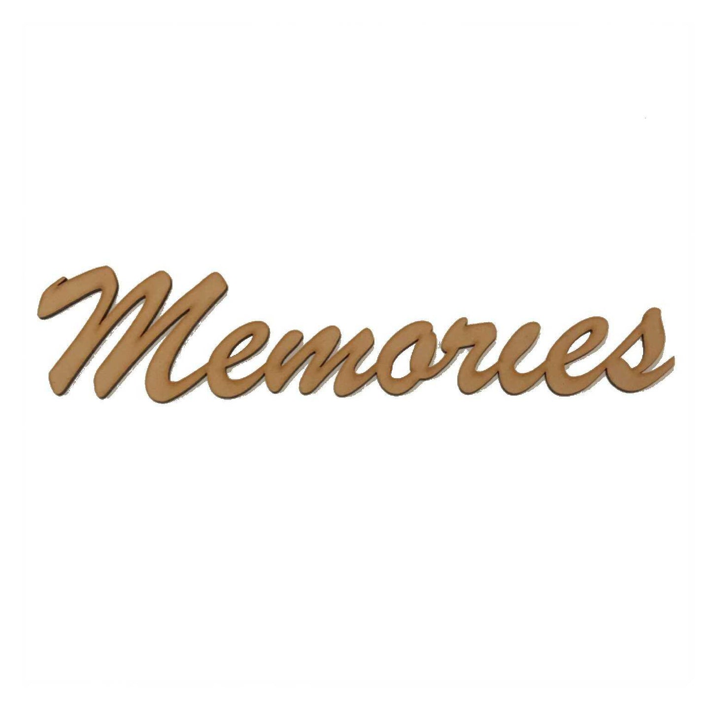 Memories Word Sign MDF DIY Wooden | The Renmy Store Homewares & Gifts