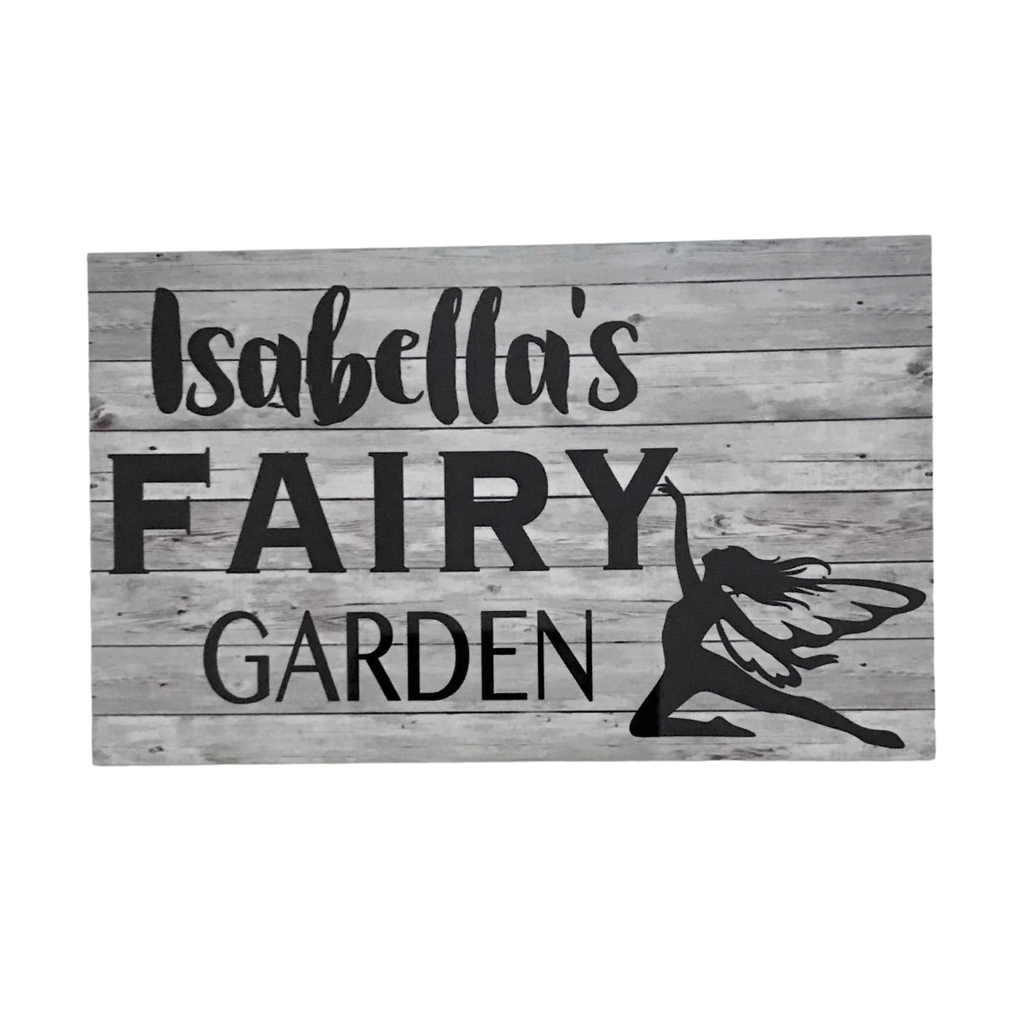 Fairy Garden Custom Name Sign - The Renmy Store Homewares & Gifts 