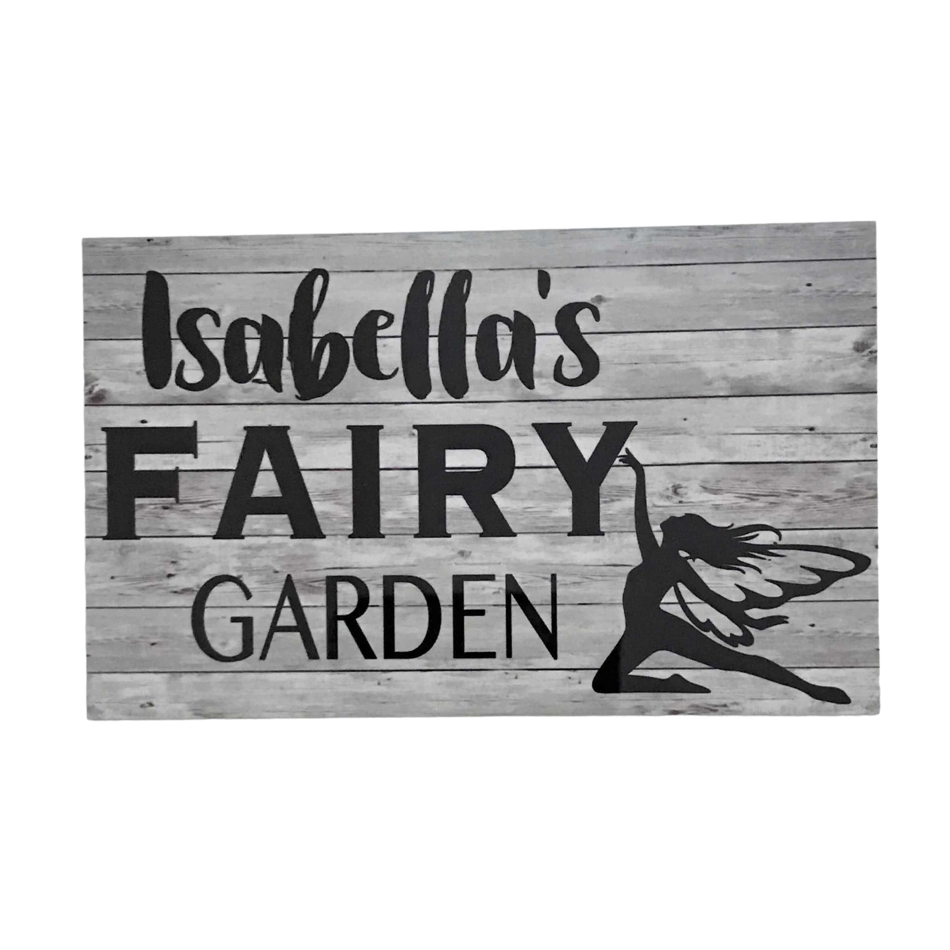 Fairy Garden Custom Name Sign - The Renmy Store Homewares & Gifts 