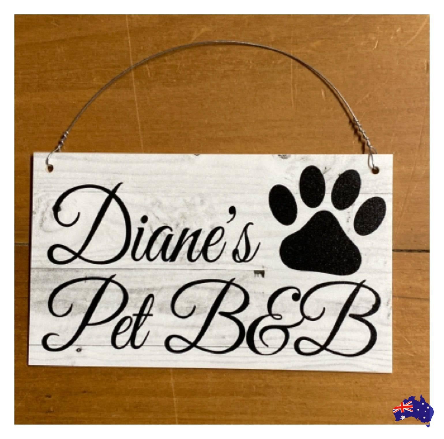 Dog Cat Custom Paw Sign - The Renmy Store Homewares & Gifts 