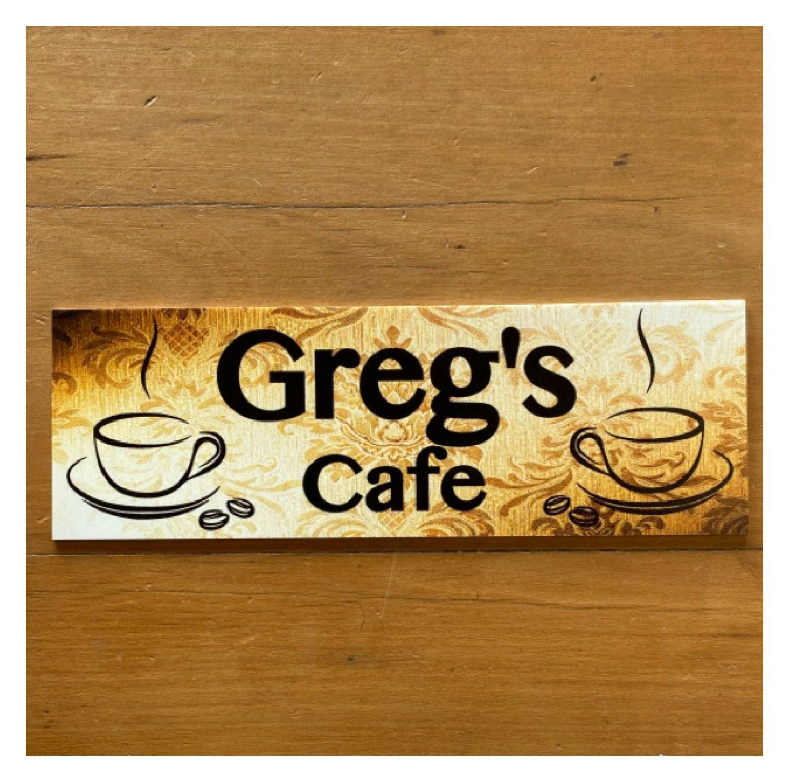 Custom Personalised Café Vintage Coffee Sign - The Renmy Store Homewares & Gifts 