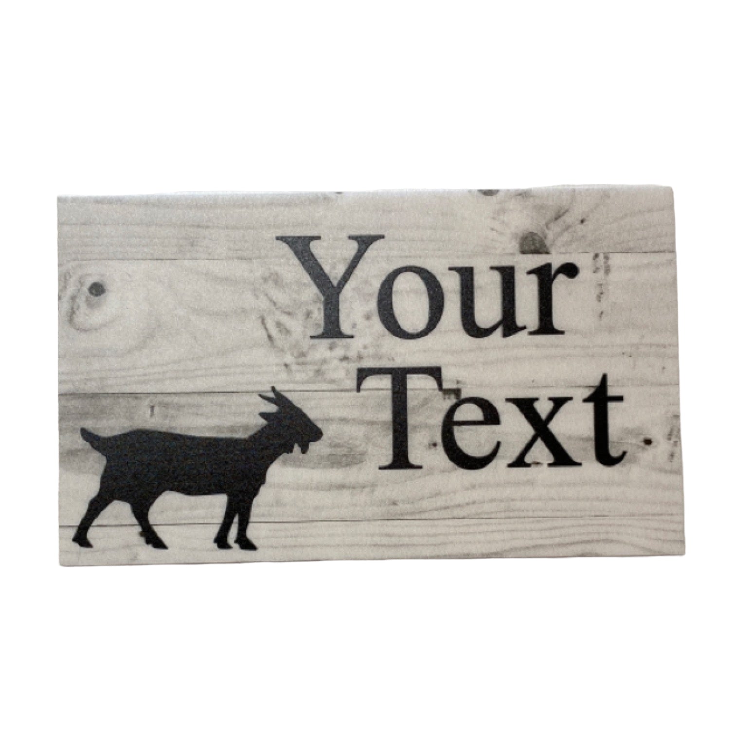 Goat Custom Persoanlised Country Farm Sign - The Renmy Store Homewares & Gifts 