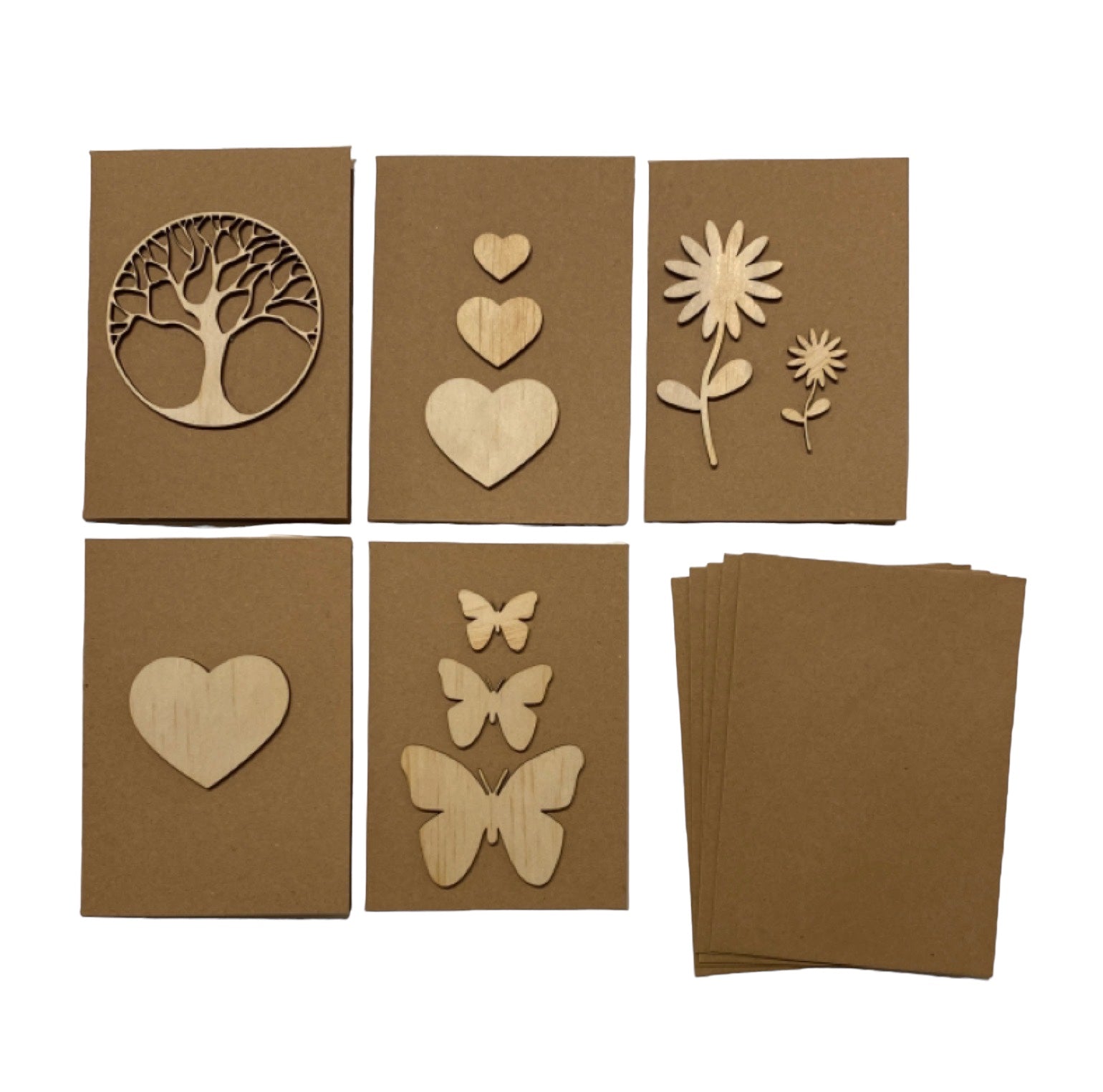 Card Envelope Greeting Set of 5 Occasions - The Renmy Store Homewares & Gifts 