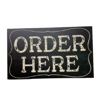 Order Here Café Business Restaurant Vintage Retro Sign - The Renmy Store Homewares & Gifts 