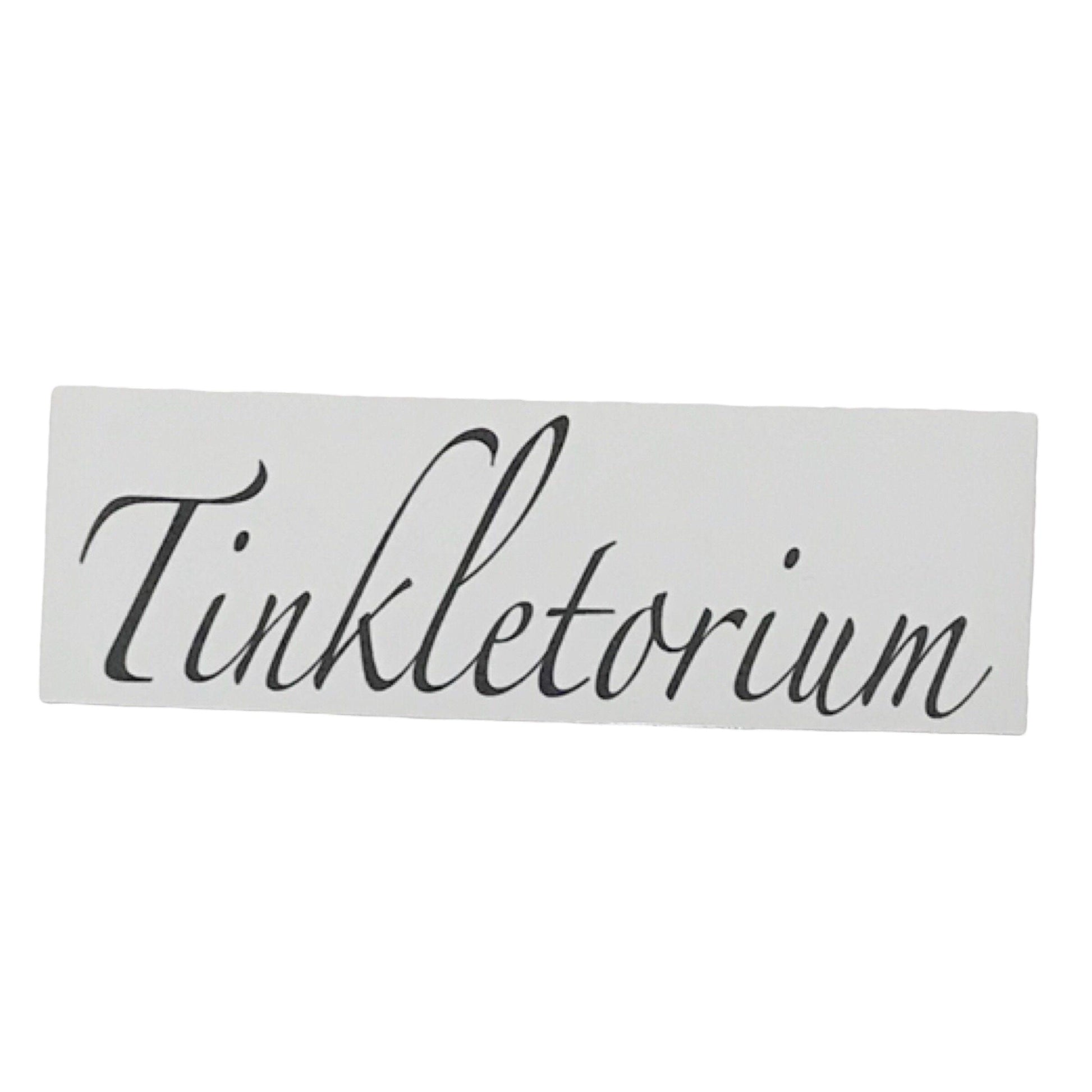 Toilet Tinkletorium White Sign - The Renmy Store Homewares & Gifts 