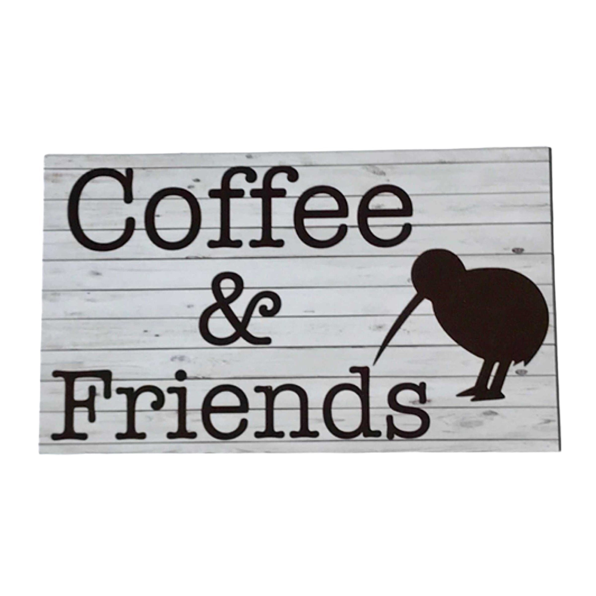 Coffee Friends Kiwi New Zealand Bird Sign - The Renmy Store Homewares & Gifts 