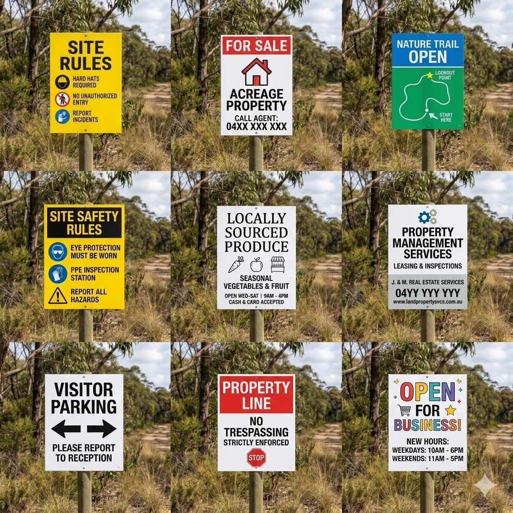 Custom Full Colour Corflute Sign | 3mm | Designed & Printed in Australia