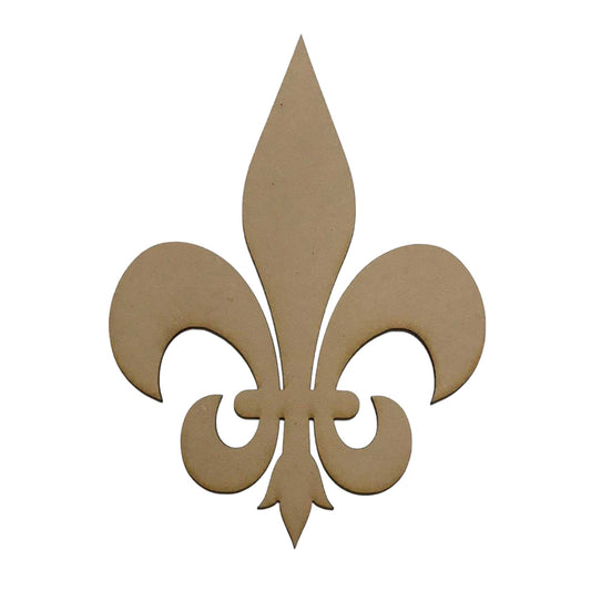 Fluer De Lis French Provincial Symbol DIY Raw MDF Timber - The Renmy Store Homewares & Gifts 
