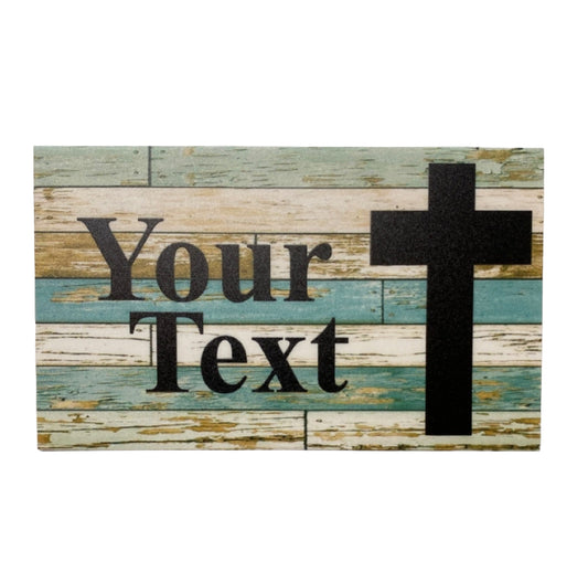 Cross Memorial Custom Sign - The Renmy Store Homewares & Gifts 