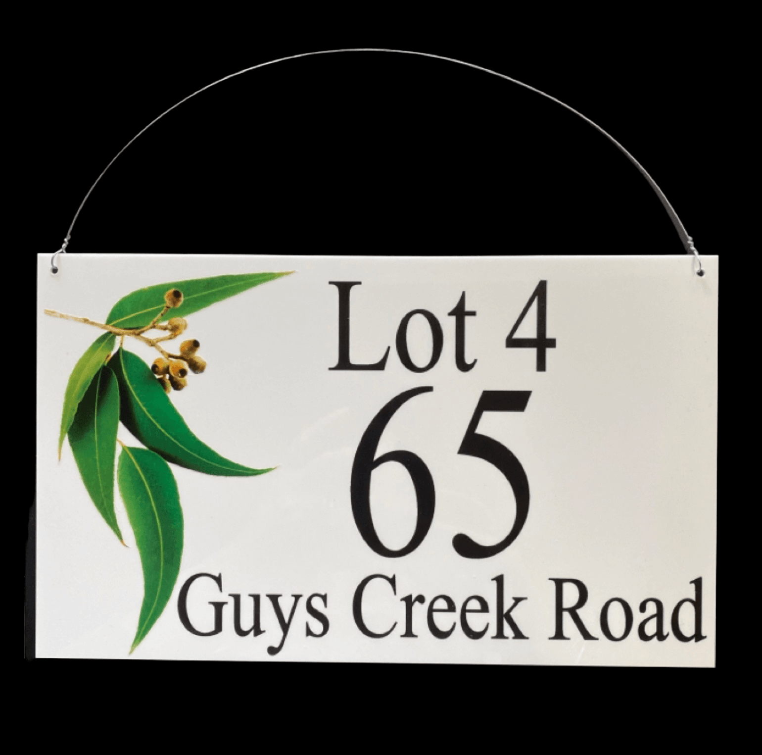 Gum Leaves Custom Personalised Sign - The Renmy Store Homewares & Gifts 