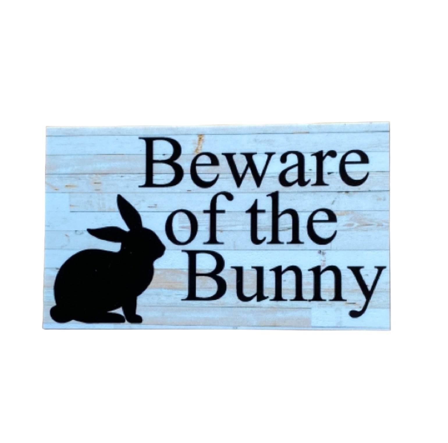 Rabbit Bunny Custom Personalised Sign - The Renmy Store Homewares & Gifts 