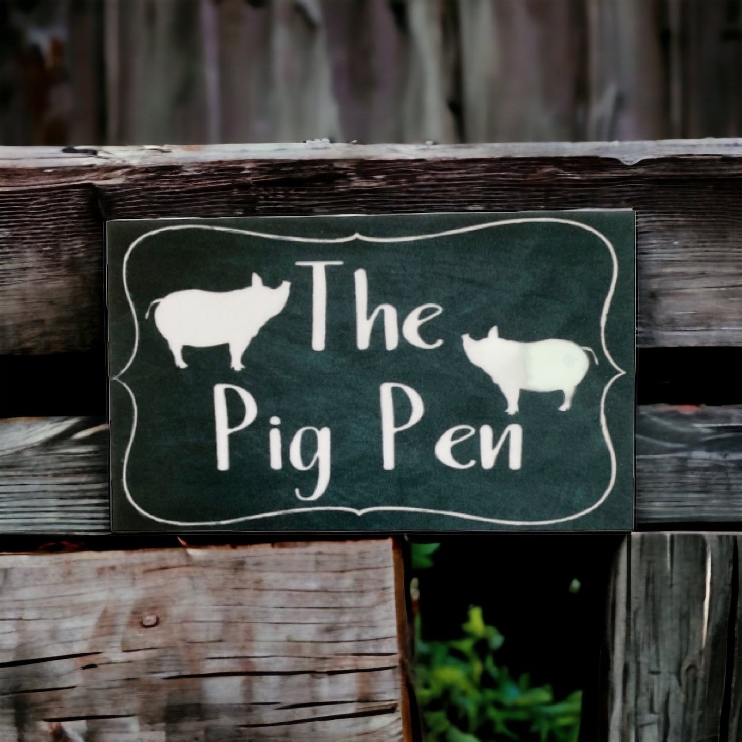 The Pig Pen Farm Sign