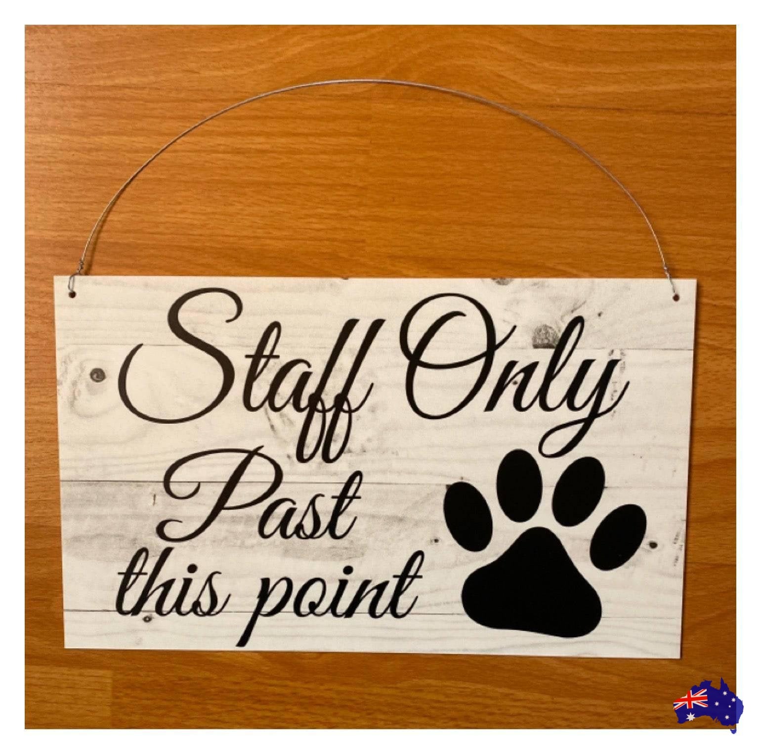 Dog Cat Custom Paw Sign - The Renmy Store Homewares & Gifts 