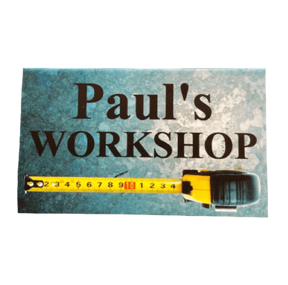 Workshop Tool Rustic Custom Personalised Sign - The Renmy Store Homewares & Gifts 