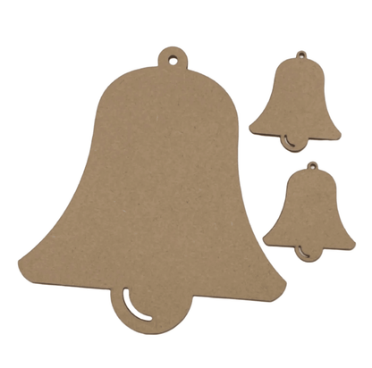 Bell Set of 3 MDF Wooden DIY Craft