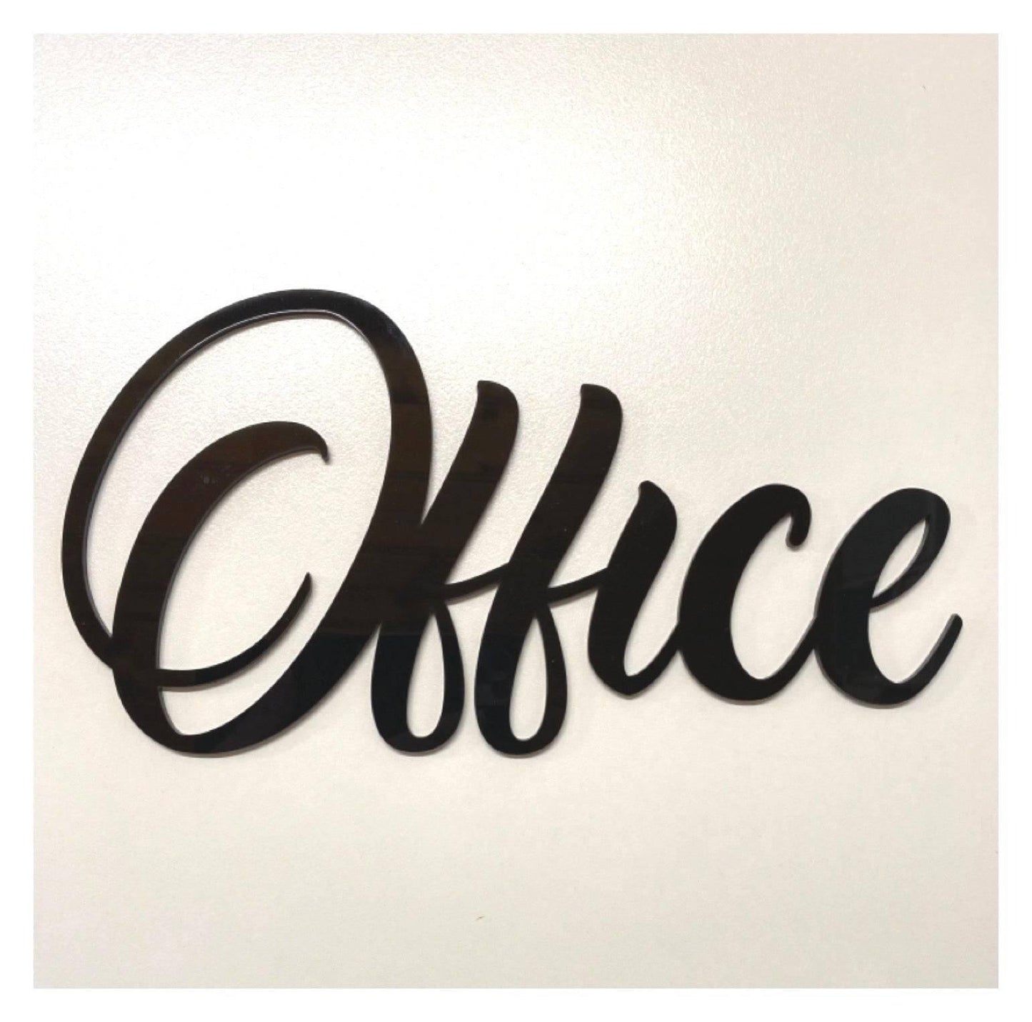 Office Door Word Acrylic Wall Art Vintage - The Renmy Store Homewares & Gifts 