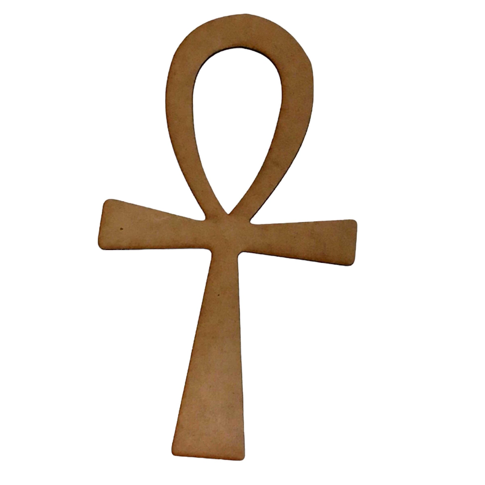 Cross Egyptian Anch MDF Shape DIY Raw Cut Out Art Craft Decor - The Renmy Store Homewares & Gifts 