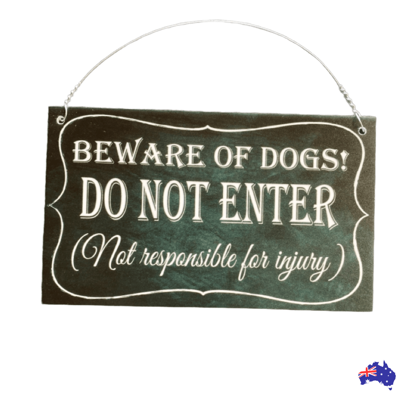 Beware Of Personalised Custom Vintage Sign - The Renmy Store Homewares & Gifts 