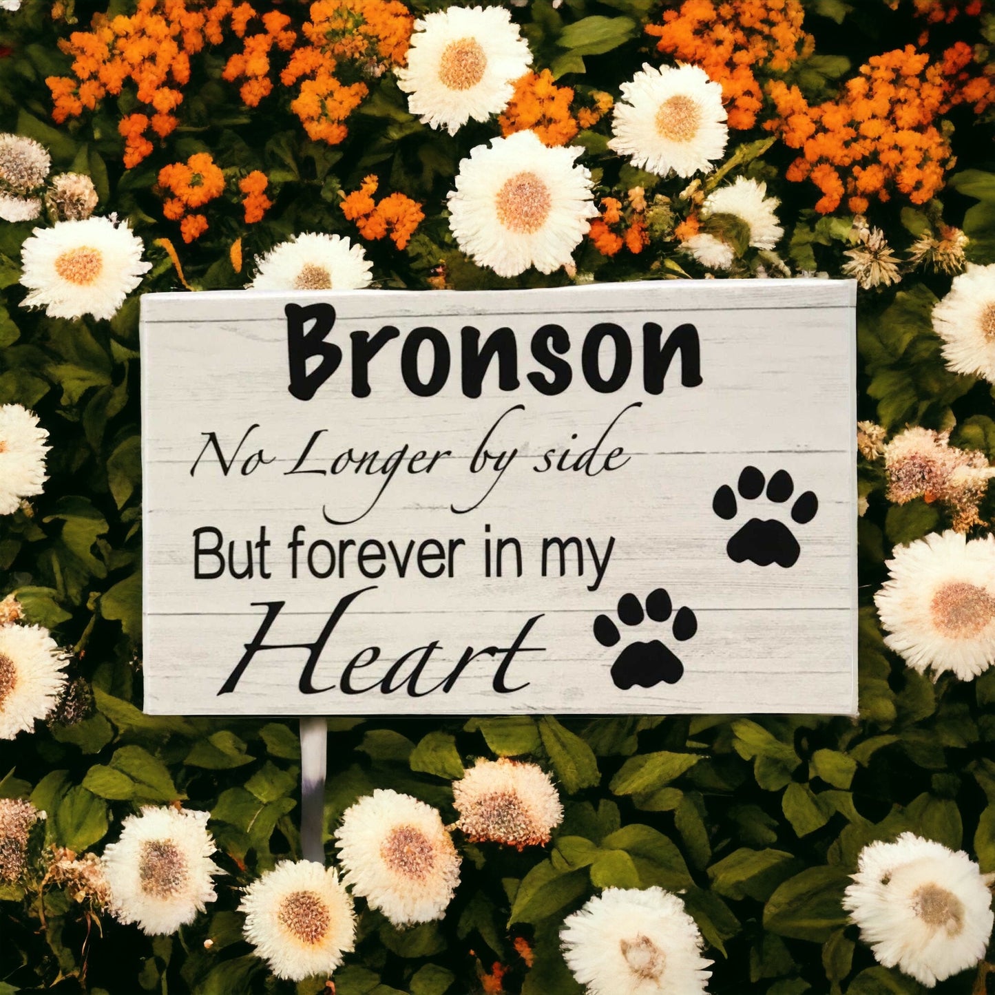 Memorial RIP Dog Cat Pets Name Custom Wording Sign