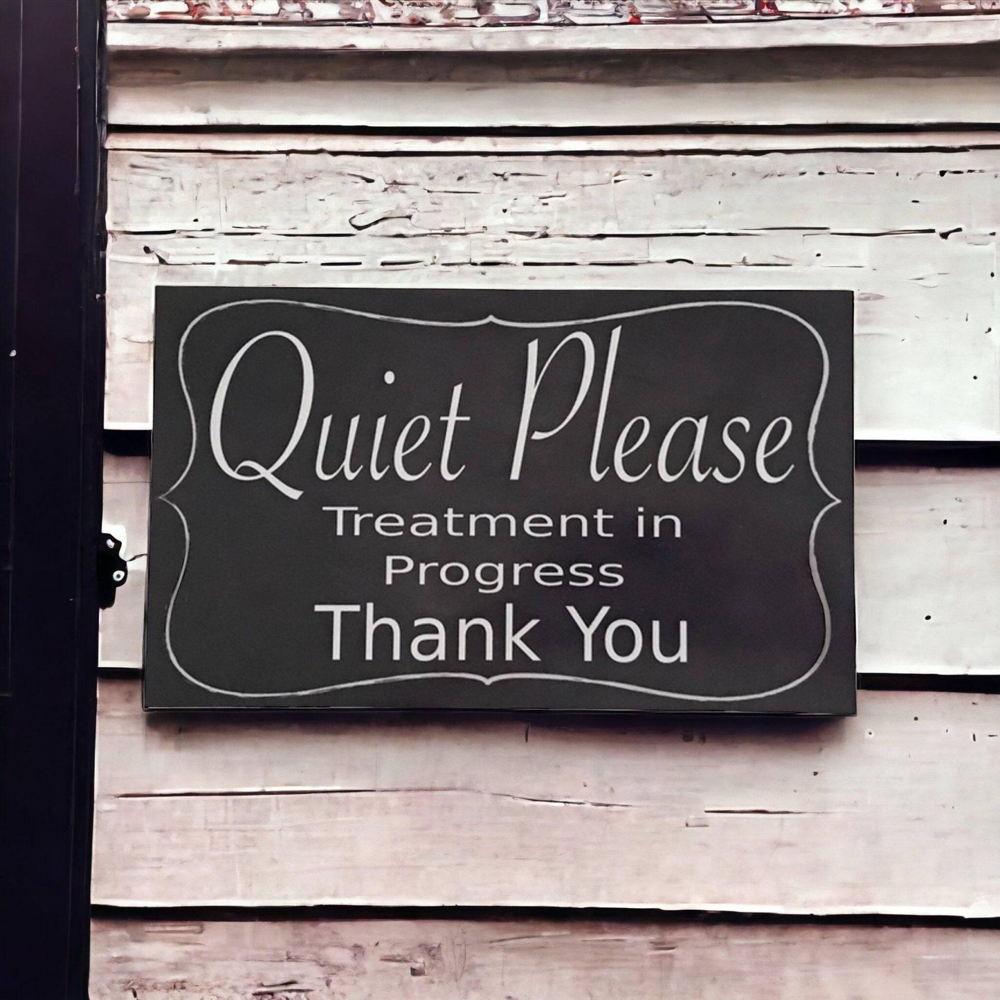 Quiet Please Clinic Treatment Massage Sign - The Renmy Store Homewares & Gifts 