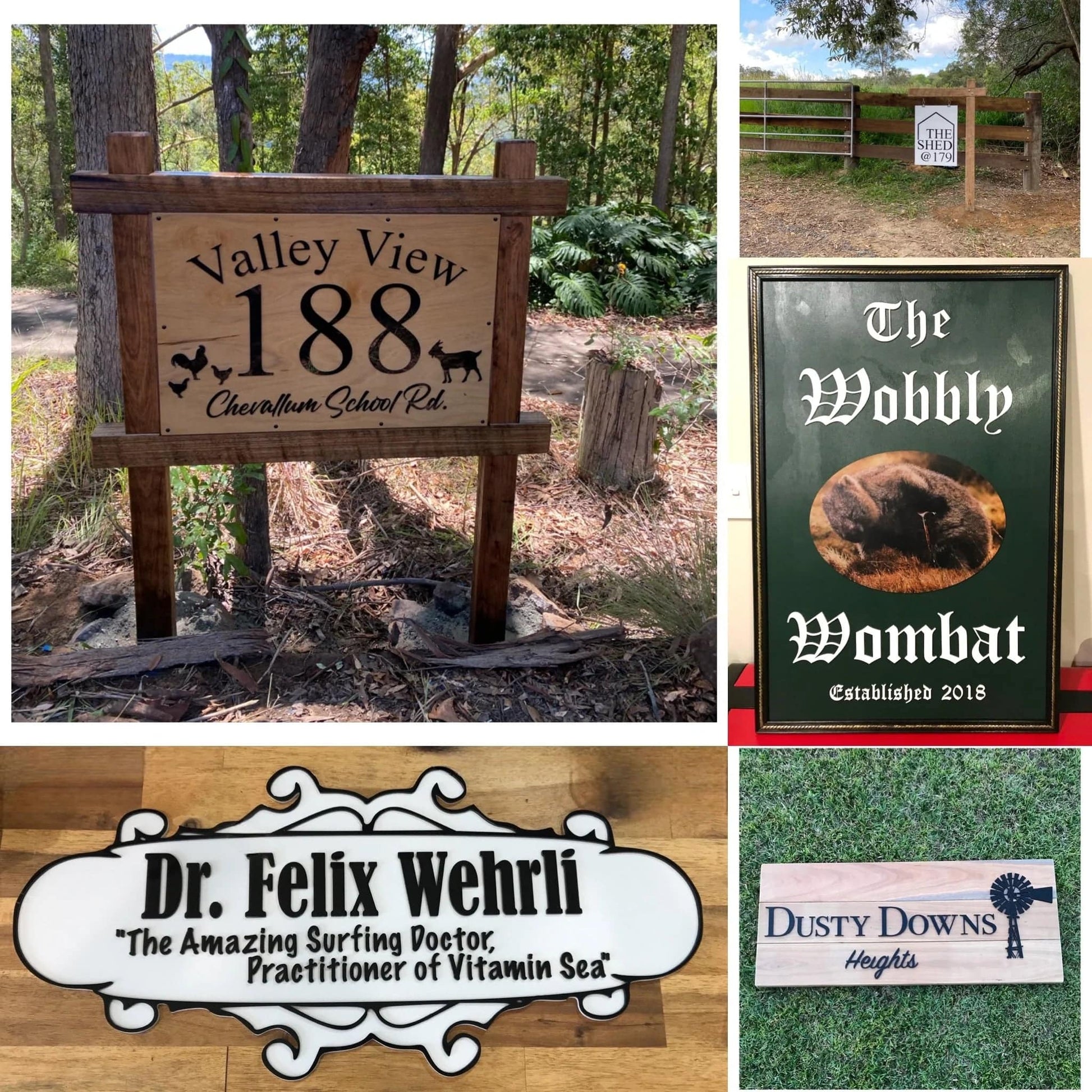 Full Custom Property & Business Signs - The Renmy Store Homewares & Gifts 