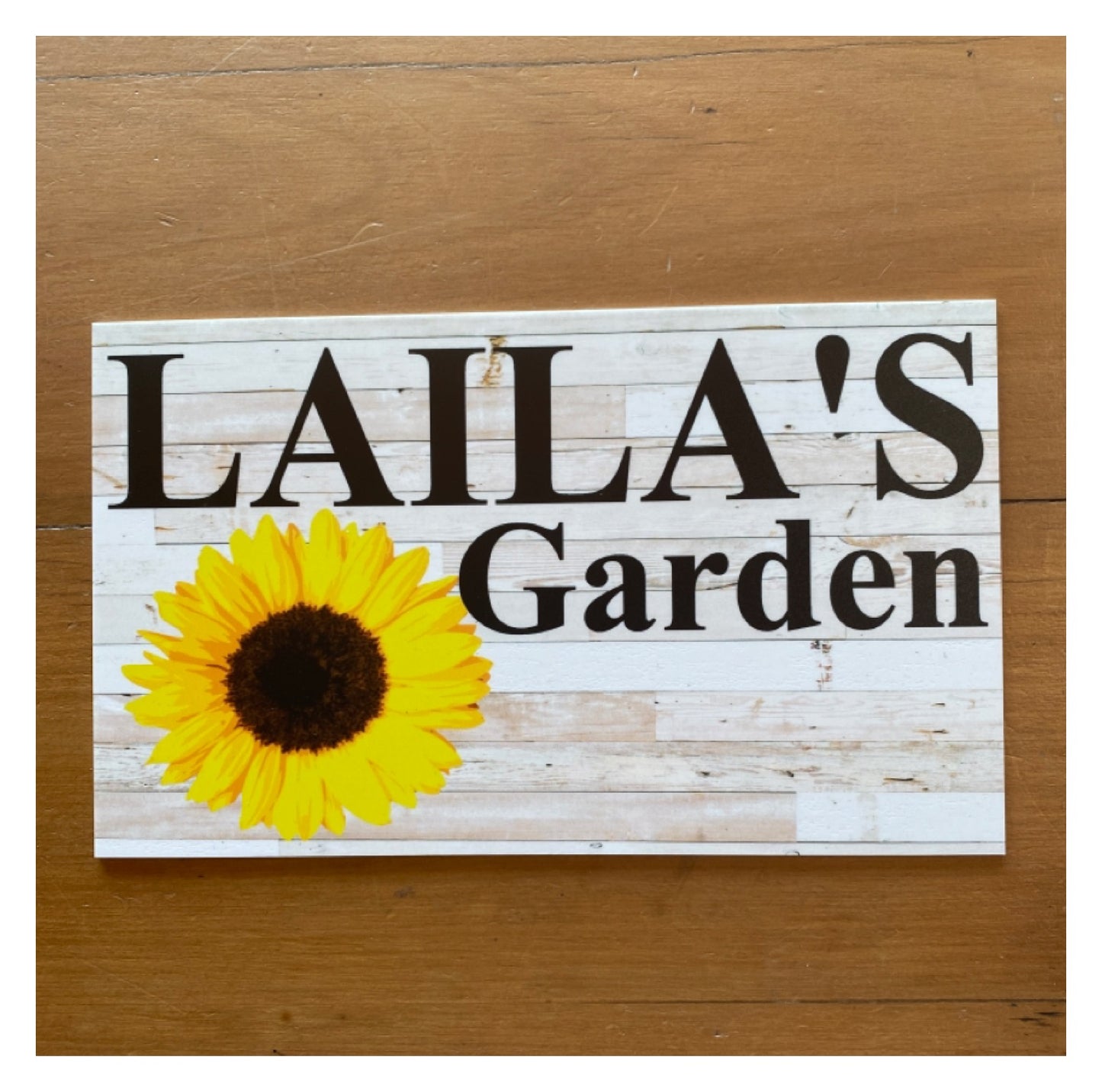 Sunflower Custom Personalised Sign - The Renmy Store Homewares & Gifts 